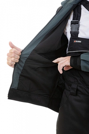 Летняя куртка Brodeks KS 202, хвойный/черный