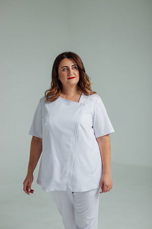 Блуза на молнии PLUS SIZE