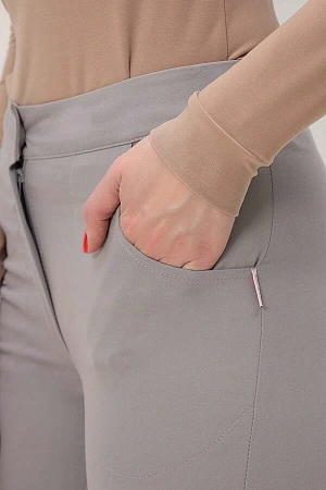 Брюки женские (тк.Kiara) Grey pearl  в Санкт-Петербурге 1