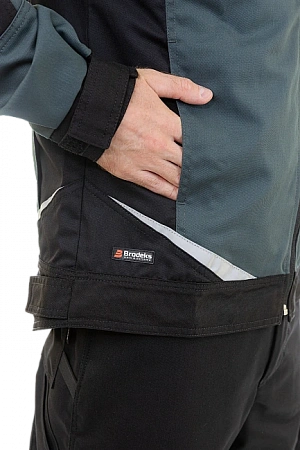 Летняя куртка Brodeks KS 202, хвойный/черный