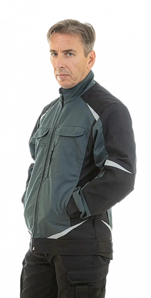 Летняя куртка Brodeks KS 202, хвойный/черный