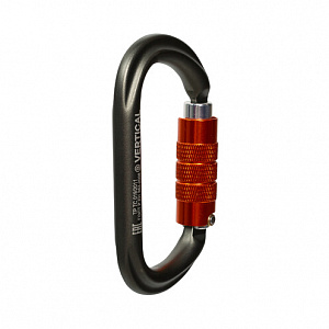 Ver 0261-2 Карабин «GRAY» овал автомат (Keylock) Vertical C в Санкт-Петербурге 1