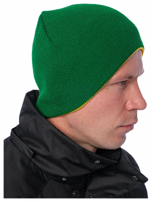 Шапка Brodeks Light Bicolor зеленый