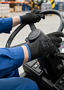 Перчатки ProfLineSpecialist нейлоновые с ПУ-покрытием, черный