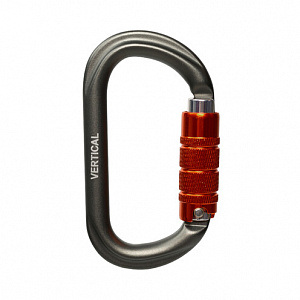 Ver 0261-3 Карабин «GRAY» овал трехтактный (Keylock) Vertical C в Санкт-Петербурге 0