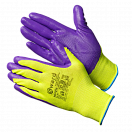 Перчатки Gward Hi-Vis нейлоновые с нитриловым покрытием, N1001