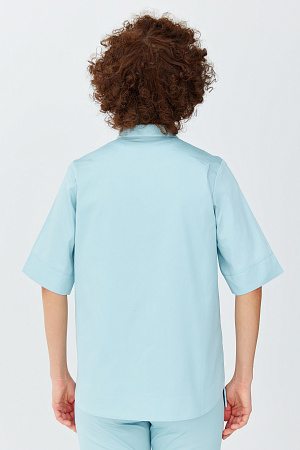 Костюм женский на кнопках (Cotton Premium), рукав на 1/2