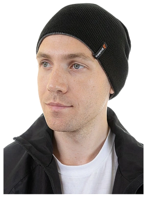 Шапка Brodeks Light Bicolor черный