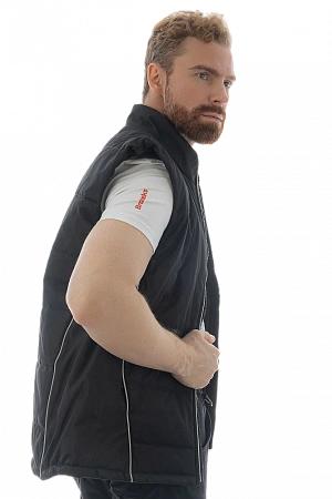 Утепленный жилет Brodeks KW 101, черный