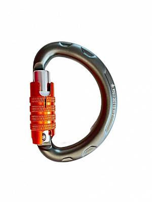 Ver 0266 Карабин «GRAY» полукруглый трехтактный (Keylock) Vertical C в Санкт-Петербурге 0